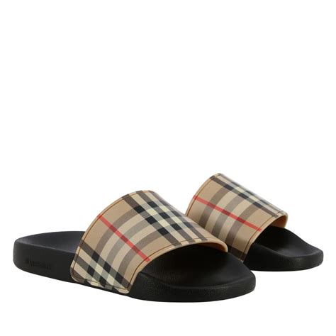 burberry travel slippers|burberry sandals for men.